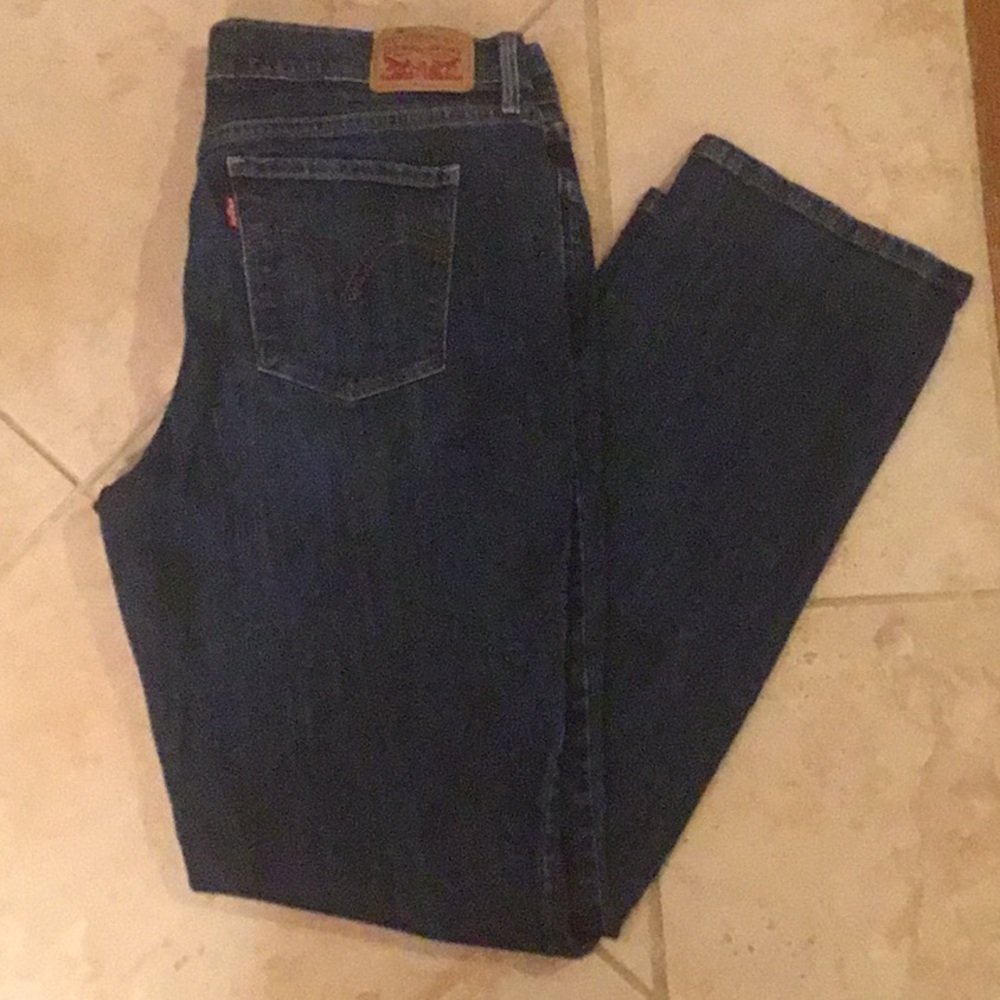 Levi’s women’s jeans, 505 straight, 12M